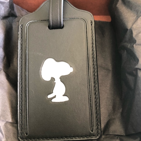snoopy luggage tag